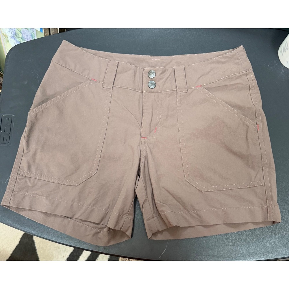 Patagonia Quandary Shorts Women 2 Brown Hiking Outdoor Utility Lightweight Gorp - Picture 2 of 16